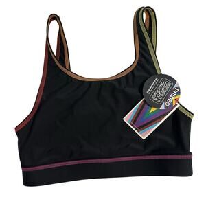 NWT Rainbow Pride Sports Swim Top Small